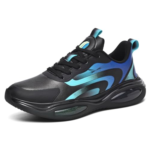 Atmungsaktive Laufschuhe for Herren – Basketball-Sneaker mit Luftpolster for das Training im Fitnessstudio, leichtes Gehen und Freizeitkleidung(38 EU) von EmpressStride