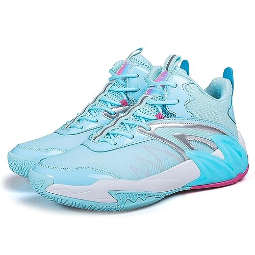 Basketballschuhe for Herren und Damen mit TPU-Sohlen, hochelastische Laufschuhe, bequeme und atmungsaktive Badminton-Sportschuhe, rutschfeste und verschleißfeste Outdoor-Wanderschuhe, Fitnessschuhe(Gr von EmpressStride