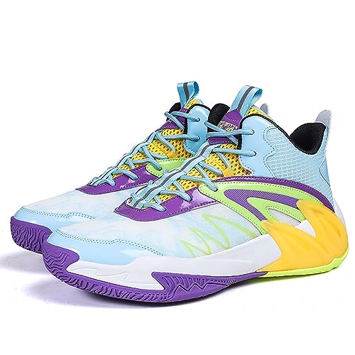 Basketballschuhe for Herren und Damen mit TPU-Sohlen, hochelastische Laufschuhe, bequeme und atmungsaktive Badminton-Sportschuhe, rutschfeste und verschleißfeste Outdoor-Wanderschuhe, Fitnessschuhe(Pu Basketballschuhe for Herren und Damen mit TPU-Sohlen, hochelastische Laufschuhe, bequeme und atmungsaktive Badminton-Sportschuhe, rutschfeste und verschleißfeste Outdoor-Wanderschuhe, Fitnessschuhe(Pu von EmpressStride