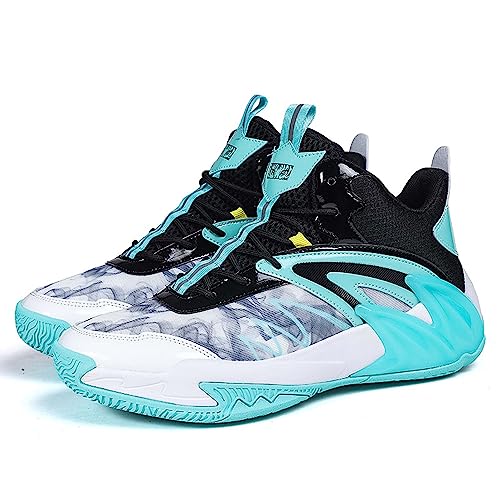 Basketballschuhe for Herren und Damen mit TPU-Sohlen, hochelastische Laufschuhe, bequeme und atmungsaktive Badminton-Sportschuhe, rutschfeste und verschleißfeste Outdoor-Wanderschuhe, Fitnessschuhe(Bl von EmpressStride