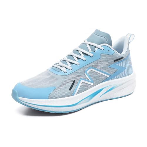 EmpressStride Herren-Basketballschuhe | Leichte Laufschuhe for Herren, atmungsaktive Gym Workout Sneakers mit Dämpfung for Training, Joggen(Blue,44 EU) von EmpressStride