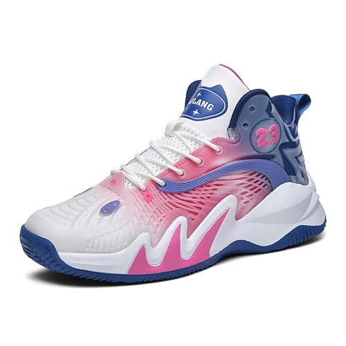 EmpressStride Professionelle Herren-Basketballschuhe: Ultimative Traktion, höchster Komfort, kraftvolle Dämpfung, verbesserte Leistung auf dem Platz(Purple-04,36 EU) von EmpressStride