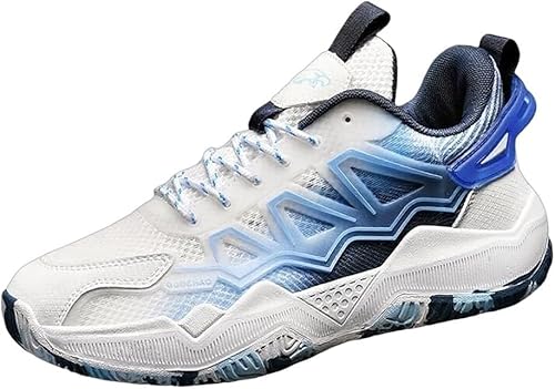EmpressStride Trendige Basketballschuhe for Herren – Leichte Atmungsaktivität, Flexibler Halt und stylischer Look for das Spiel auf dem Court und der Straße(Whitemoon,41 EU) von EmpressStride