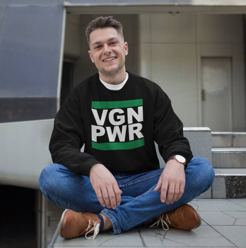 Vegan Eis Power Unisex Rundhals Sweatshirt, Veganismus, Veganbekleidung, Tierrechte, Tierliebhaber, Sweatshirt Vegan Eis Power Unisex Rundhals Sweatshirt, Veganismus, Veganbekleidung, Tierrechte, Tierliebhaber, Sweatshirt von EmptyCagesClothing