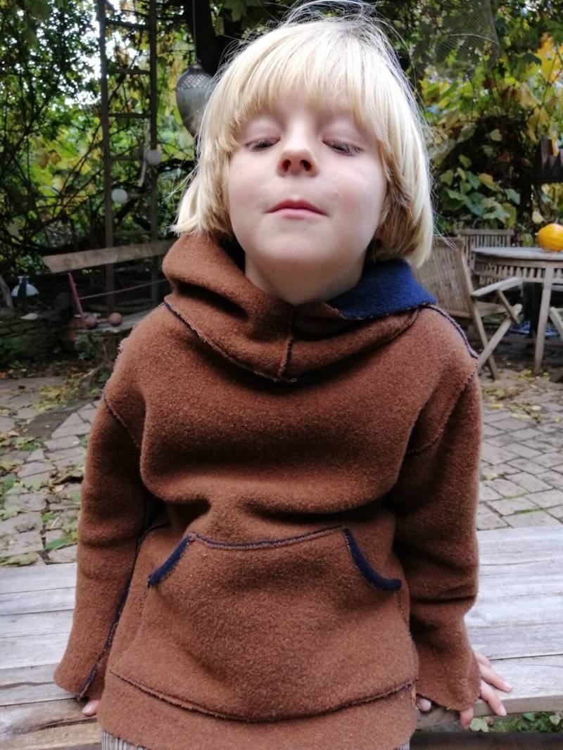 Schlupfjacke Zum Wenden Aus Wolle von EmseGeister