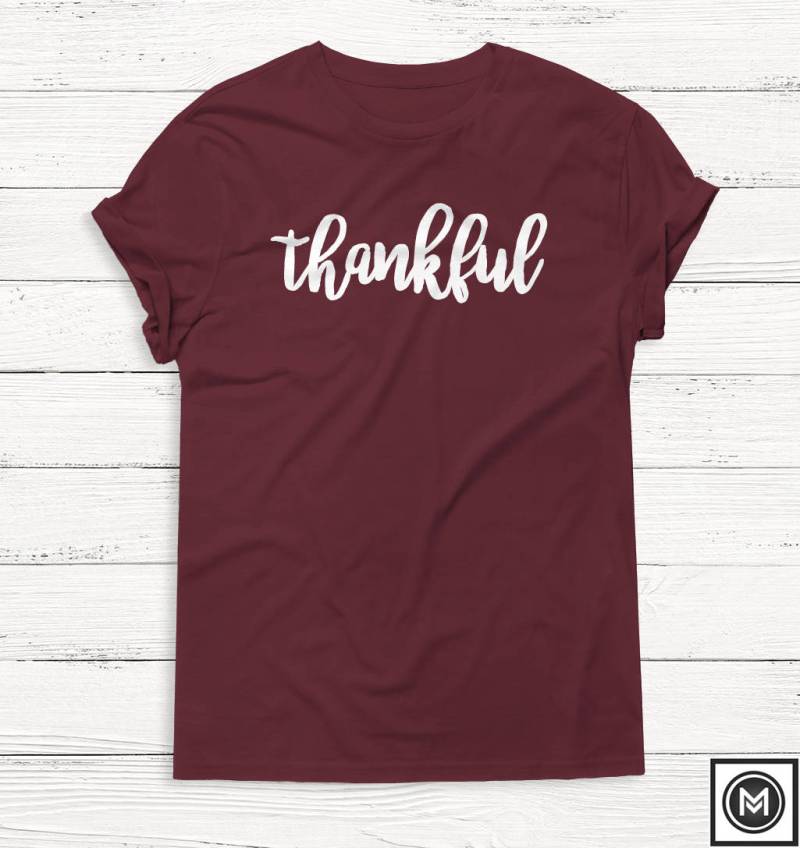 Dankbares Hemd - Weihnachtshemd Frauen-Weihnachtshemd Tshirt Erntedank-Hemd Weihnachten Feiertags-Hemd Weihnachtsbaum von Emtizee