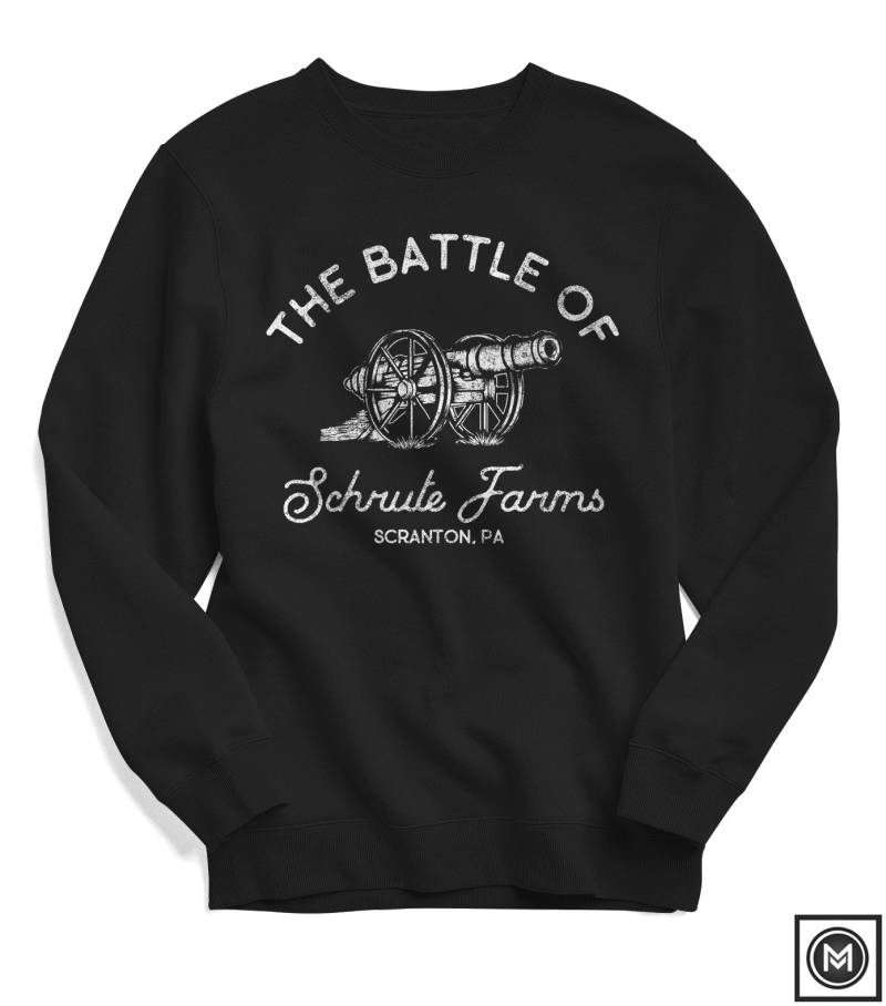 'battle Of Schrute Farms' Sweatshirt - Die Büro-Serie von Emtizee
