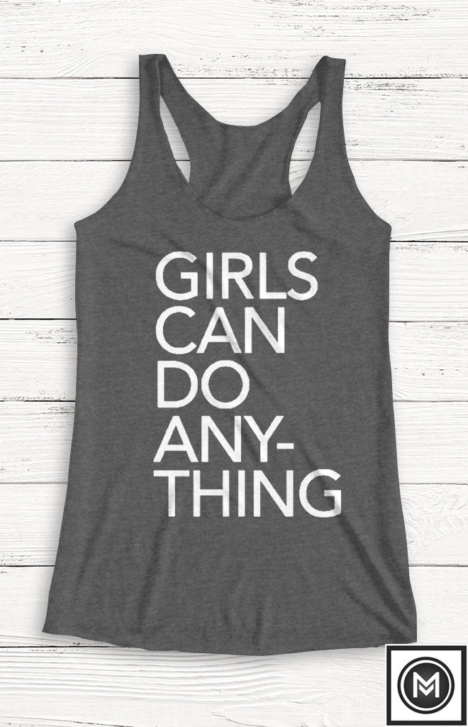 Girls Can Do Anything Tank - Girl Power Frauenpower Widerstand Feministisch Gleichberechtigung Ruth Bader Ginsburg Rbg Metoo von Emtizee