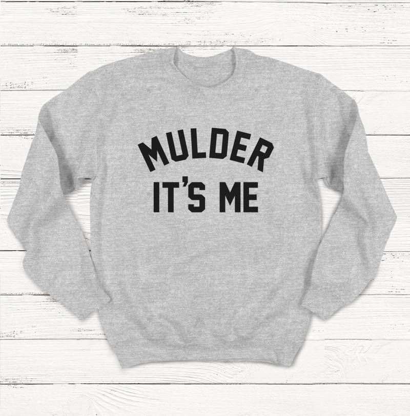 Mulder It's Me Sweatshirt, X-Files Fuchs Mulder, Dana Scully, Und Scully Unisex Crewneck Tv Show von Emtizee