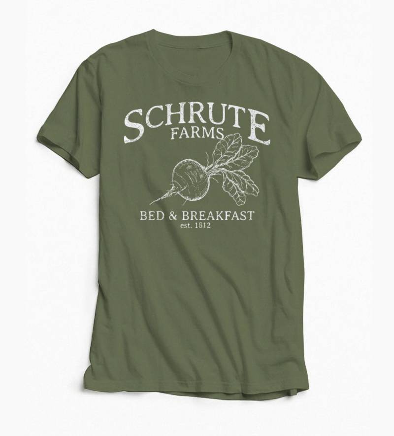 Schrute Farms Shirt - Das Büro Grafik T Dwight Michael Scott Jim Halpert von Emtizee