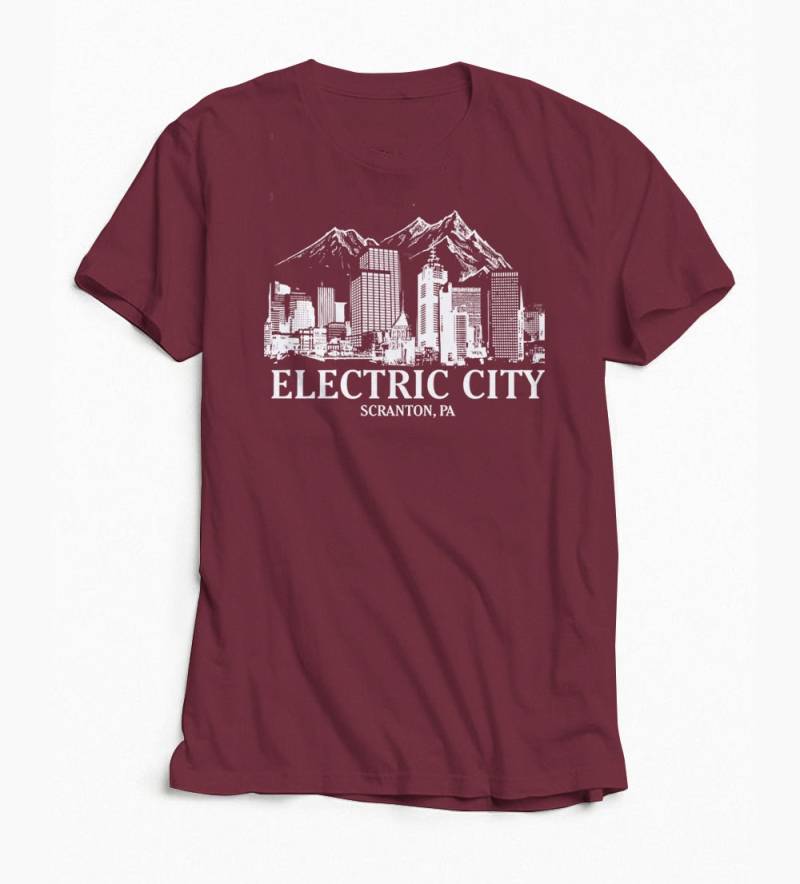 The Electric City Shirt - Das Büro Unisex Dunder Mifflin Michael Scott Scranton von Emtizee