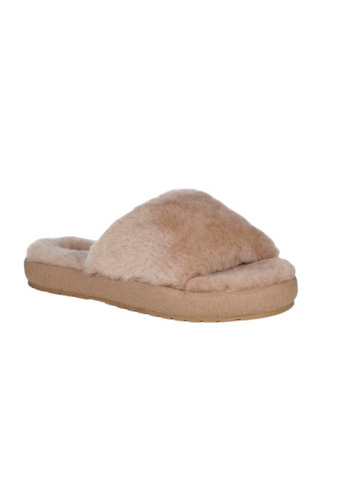 Emu Australia Slipper Mckay (100% Schaffell) camelbraun Damen Hausschuh von Emu Australia