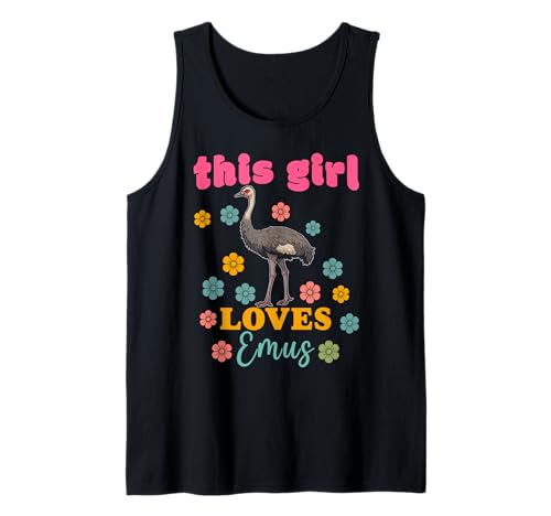 Dieses Mädchen liebt Emus Bird Lustiges Emu-Haustier für Frauen Tank Top Dieses Mädchen liebt Emus Bird Lustiges Emu-Haustier für Frauen Tank Top von Emus Bird Merchandise