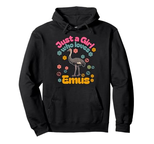 Dieses Mädchen liebt Emus Bird Lustiges Emu Herren Damen Pullover Hoodie Dieses Mädchen liebt Emus Bird Lustiges Emu Herren Damen Pullover Hoodie von Emus Bird Merchandise