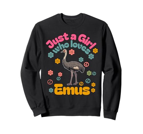 Dieses Mädchen liebt Emus Bird Lustiges Emu Herren Damen Sweatshirt Dieses Mädchen liebt Emus Bird Lustiges Emu Herren Damen Sweatshirt von Emus Bird Merchandise