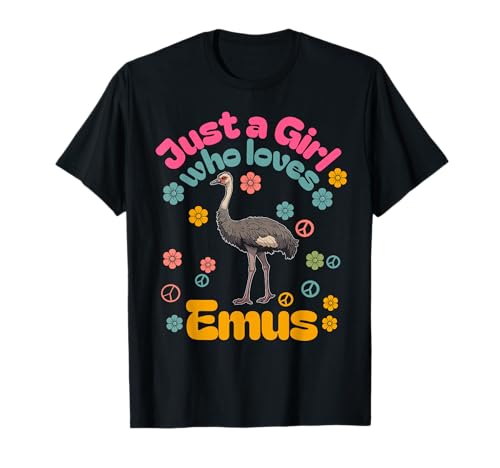 Dieses Mädchen liebt Emus Bird Lustiges Emu Herren Damen T-Shirt von Emus Bird Merchandise