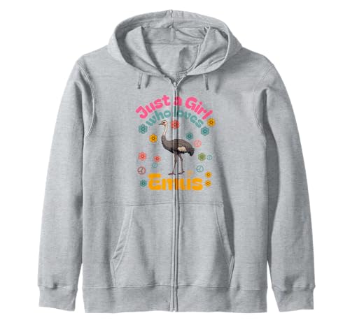 Emus Bird Funny Nur EIN Mädchen, das Emu liebt, Mama, Tochter, Nichte. Kapuzenjacke Emus Bird Funny Nur EIN Mädchen, das Emu liebt, Mama, Tochter, Nichte. Kapuzenjacke von Emus Bird Merchandise