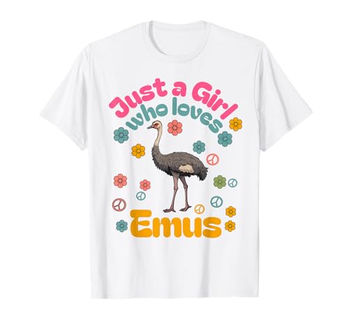 Emus Bird Funny Nur EIN Mädchen, das Emu liebt, Mama, Tochter, Nichte. T-Shirt Emus Bird Funny Nur EIN Mädchen, das Emu liebt, Mama, Tochter, Nichte. T-Shirt von Emus Bird Merchandise