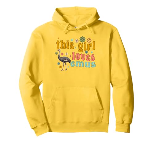 Emus Bird Lustige Frauen Dieses Mädchen liebt Emu-Vogelbeobachtung Pullover Hoodie von Emus Bird Merchandise