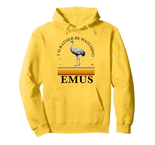 Emus Bird Lustige Männer Frauen Ich schaue Lieber Emu Pullover Hoodie von Emus Bird Merchandise