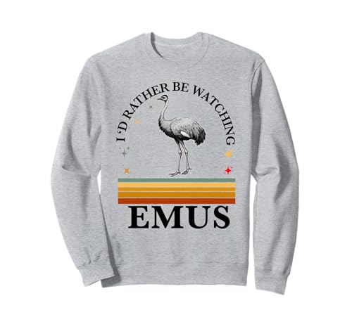 Emus Bird Lustige Männer Frauen Ich schaue Lieber Emu Sweatshirt Emus Bird Lustige Männer Frauen Ich schaue Lieber Emu Sweatshirt von Emus Bird Merchandise