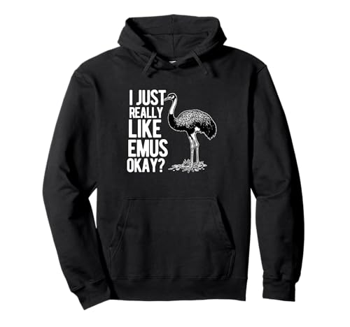 Ich Bin einfach wirklich Emus okay Bird Lustiges Emu Herren Damen Pullover Hoodie Ich Bin einfach wirklich Emus okay Bird Lustiges Emu Herren Damen Pullover Hoodie von Emus Bird Merchandise