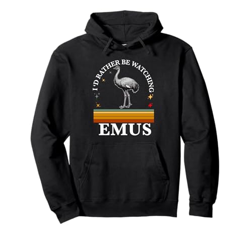 Ich schaue Lieber Emus Bird Funny Emu Herren Damen Pullover Hoodie von Emus Bird Merchandise
