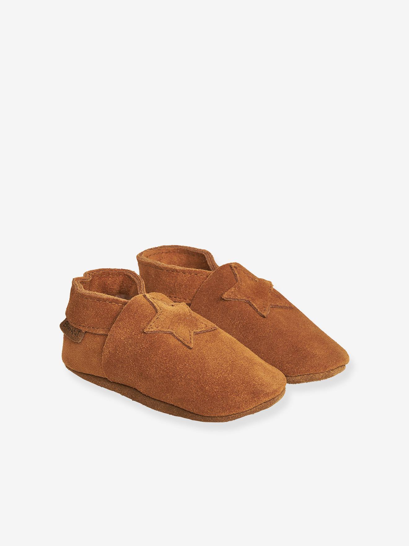 Baby Krabbelschuhe aus Veloursleder En Fant zimt von En Fant