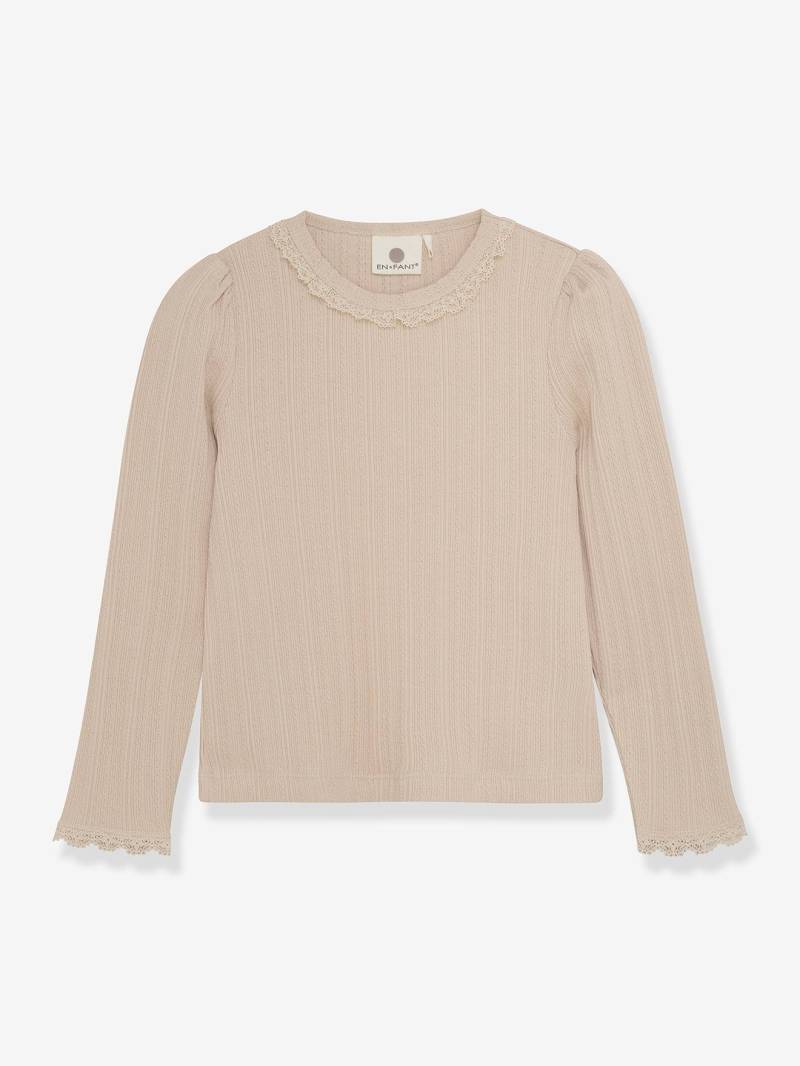 Langarmshirt aus Pointelle-Jersey Mädchen En Fant puder von En Fant