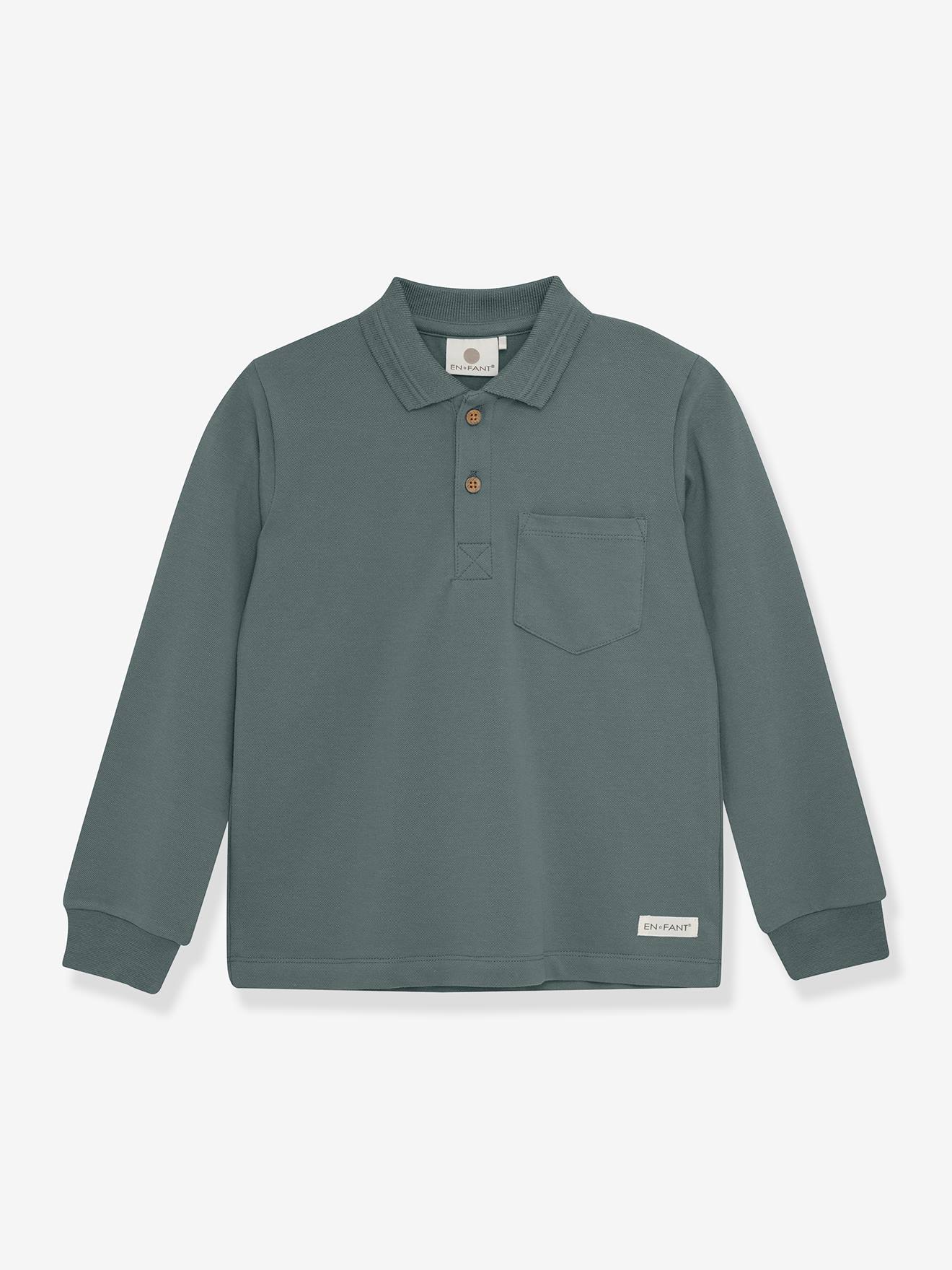 Poloshirt mit langen Ärmeln Jungen En Fant salbei von En Fant