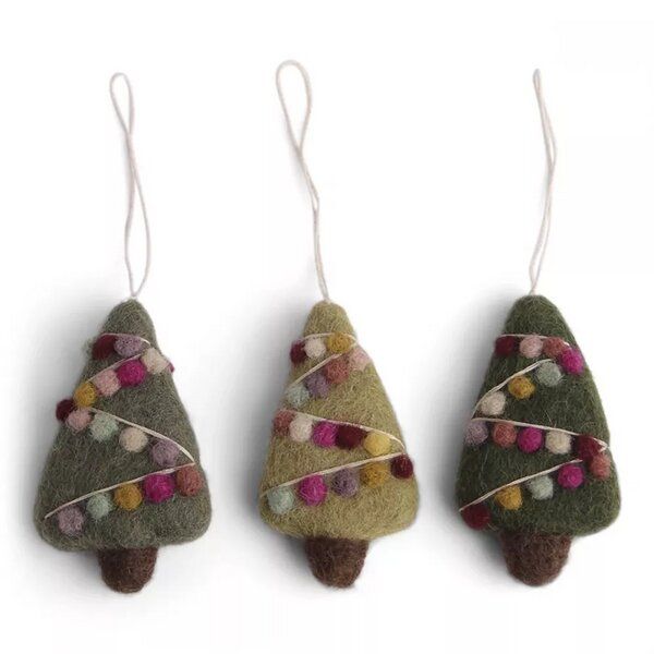 Gry & Sif Mini Christmas Trees with deco 3er Set Gry & Sif Mini Christmas Trees with deco 3er Set von Gry & Sif