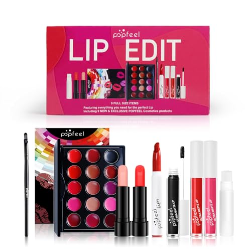 EnMart Make-up-Set All-in-One Geschenkset Kosmetik-Palette Starter Kit Lipgloss Lippenstift Brush Palette Hochpigmentierte Schminkset für Teenager Frauen Mädchen EnMart Make-up-Set All-in-One Geschenkset Kosmetik-Palette Starter Kit Lipgloss Lippenstift Brush Palette Hochpigmentierte Schminkset für Teenager Frauen Mädchen von EnMart