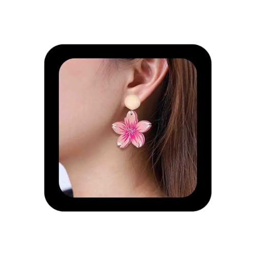 Enautoabs Boho Baumeln Blume Ohrringe Rosa Kirschblüte Blume Ohrringe Acryl Floral Tropfen Ohrring Große Blütenblatt Erklärung Ohrring Schmuck Für Frauen Enautoabs Boho Baumeln Blume Ohrringe Rosa Kirschblüte Blume Ohrringe Acryl Floral Tropfen Ohrring Große Blütenblatt Erklärung Ohrring Schmuck Für Frauen von Enautoabs