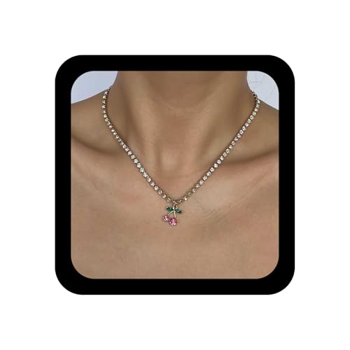 Enautoabs Boho Kristall Kirsche Anhänger Halskette Lila Strass Obst Choker Halskette Niedlich Kirsche Pave Obst Halsketten Vintage Cz Obst Kette Halsketten Schmuck Für Frauen Enautoabs Boho Kristall Kirsche Anhänger Halskette Lila Strass Obst Choker Halskette Niedlich Kirsche Pave Obst Halsketten Vintage Cz Obst Kette Halsketten Schmuck Für Frauen von Enautoabs