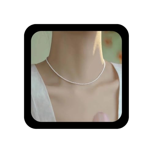 Enautoabs Boho Vintage Perle Choker Halskette Weiß Winzige Perlen Halskette Nachahmung Perlen Kragen Halsketten Wdeeding Perle Kette Halsketten Schmuck Für Frauen von Enautoabs