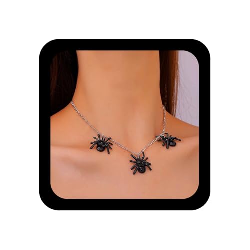 Enautoabs Gothic Spinne Anhänger Halskette Schwarze Spinne Choker Halskette Punk Große Spinne Halsketten Vintage Tier Kette Halsketten Schmuck Für Frauen Enautoabs Gothic Spinne Anhänger Halskette Schwarze Spinne Choker Halskette Punk Große Spinne Halsketten Vintage Tier Kette Halsketten Schmuck Für Frauen von Enautoabs