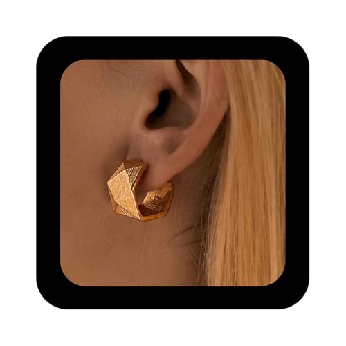 Enautoabs Vergoldeter Geometrischer Reifen Ohrringe Breiter Halber Reifen Ohrringe Kleiner Klobiger Dicker Huggie Ohrring Gold C Geformter Ohrring Schmuck Für Frauen Enautoabs Vergoldeter Geometrischer Reifen Ohrringe Breiter Halber Reifen Ohrringe Kleiner Klobiger Dicker Huggie Ohrring Gold C Geformter Ohrring Schmuck Für Frauen von Enautoabs