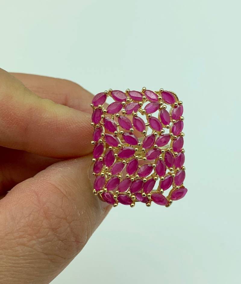 Neuankömmlinge | Verstellbarer Multistone Ring Statement Schmuck von Enayahs