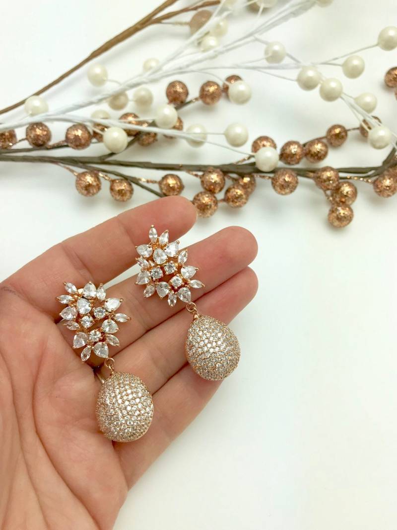 Neue Kollektion, Roségold American Dominand Ohrringe, Statement Schmuck Neue Kollektion, Roségold American Dominand Ohrringe, Statement Schmuck von Enayahs