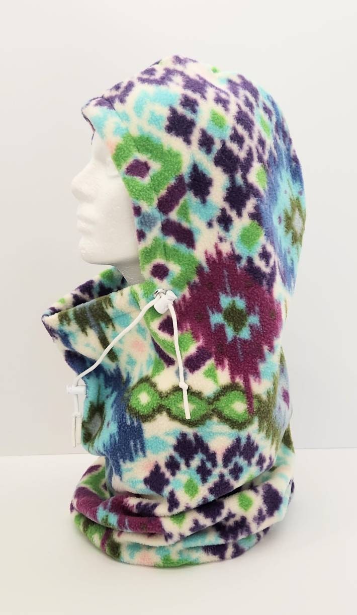 Multi Color Fleece Balaclava Winter Halswärmer von EnchantedAcresDesign