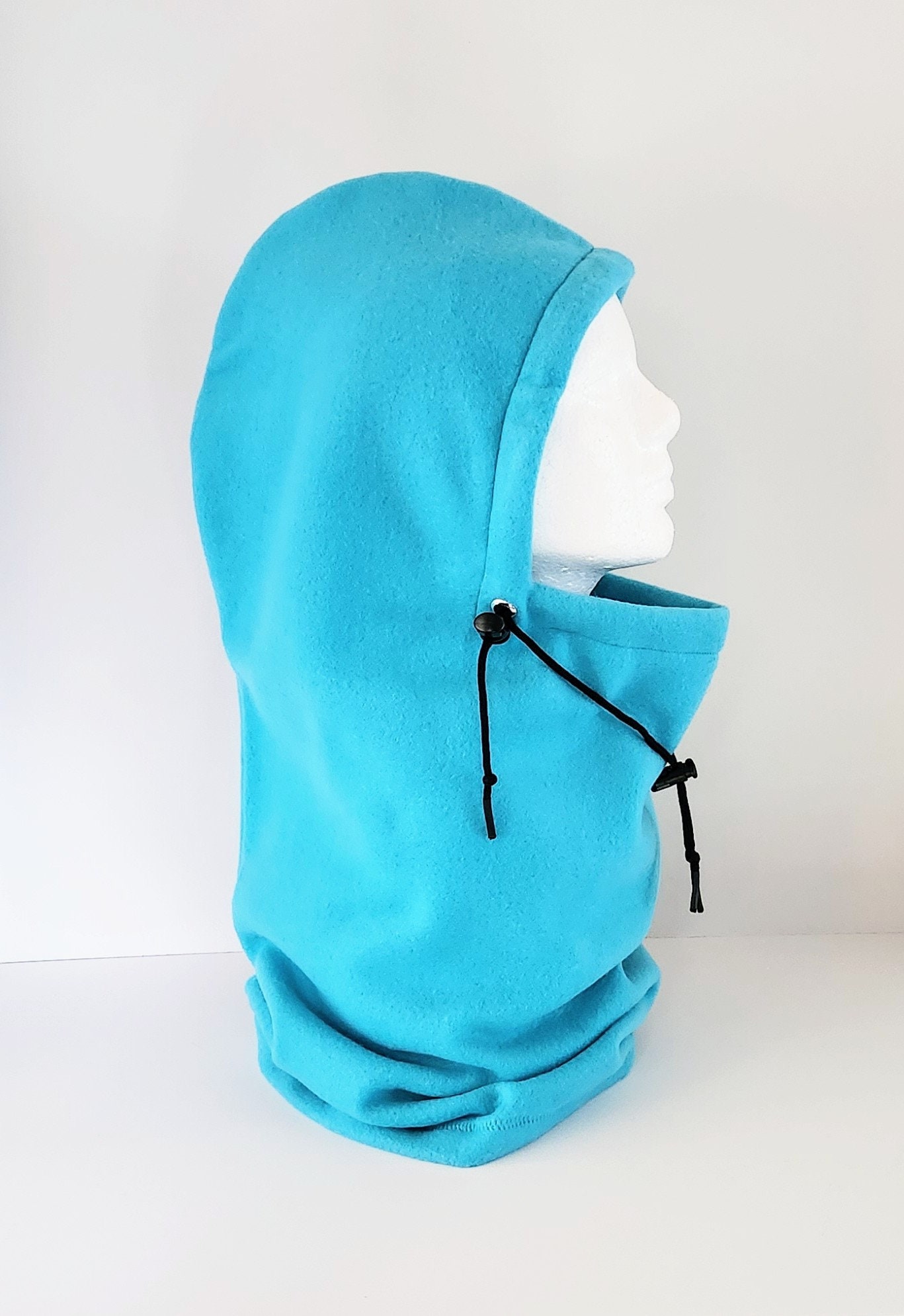 Türkis Fleece Balaclava Mütze Wintermütze, Geschenk Für Sie Oder Ihn, Teenager, Halswärmer, Halswärmer von EnchantedAcresDesign