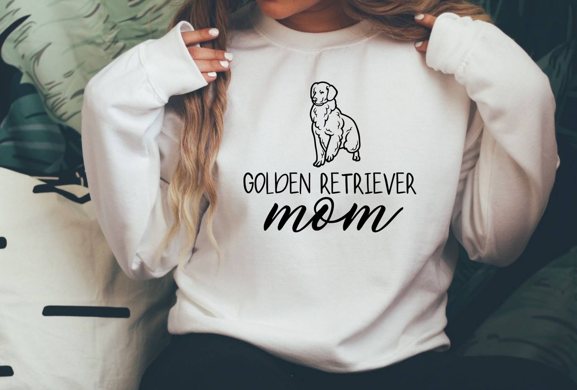 Golden Retriever Mom Sweatshirt, Hunde Mama Geschenk, Shirt, Hund Shirt Für Frauen von EnchantedLilyDesign