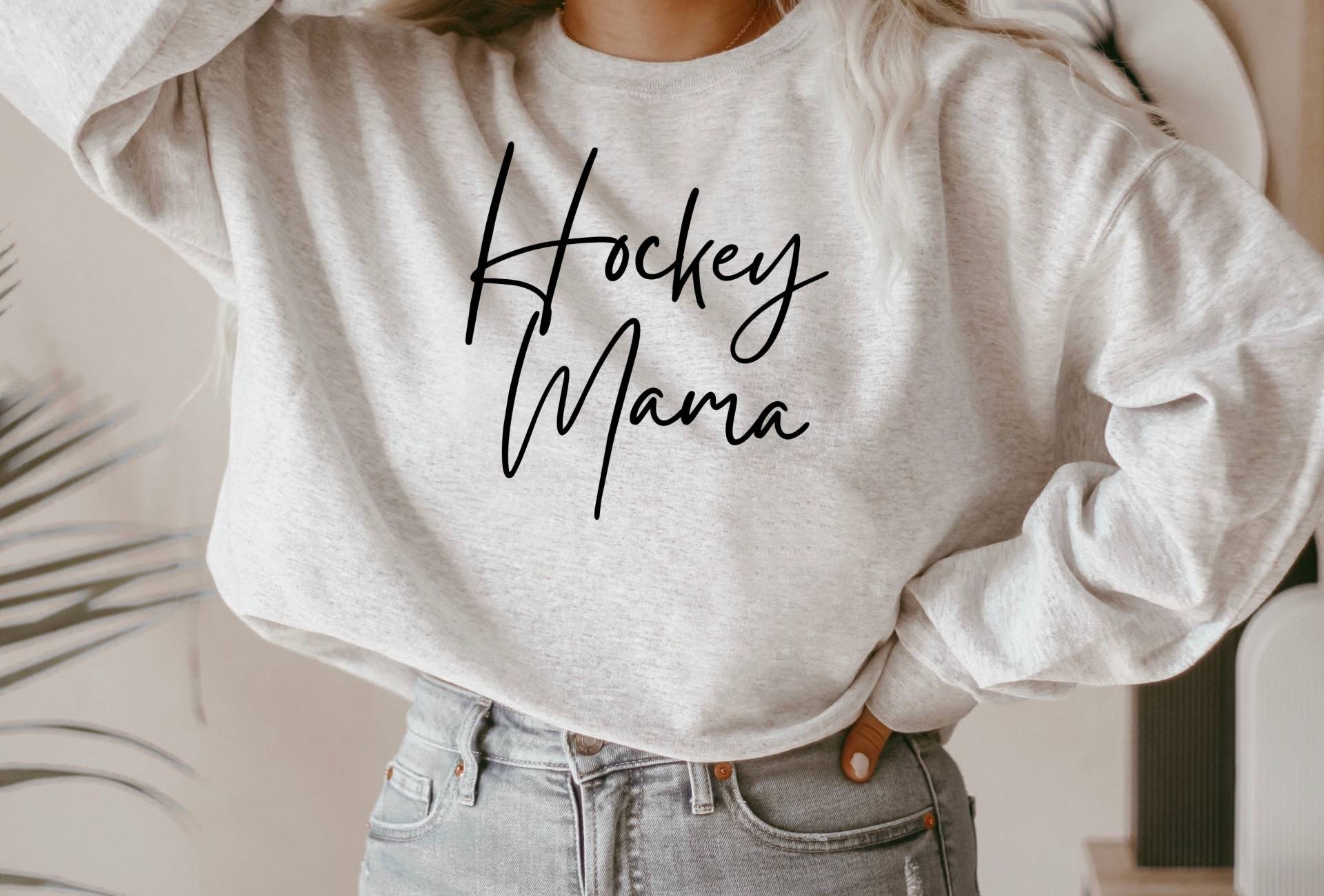 Hockey Mom Hoodie Sweatshirt, Custom Hoodie, Sweatshirt Für Mama, Team Geschenk, Weihnachtsgeschenk von EnchantedLilyDesign