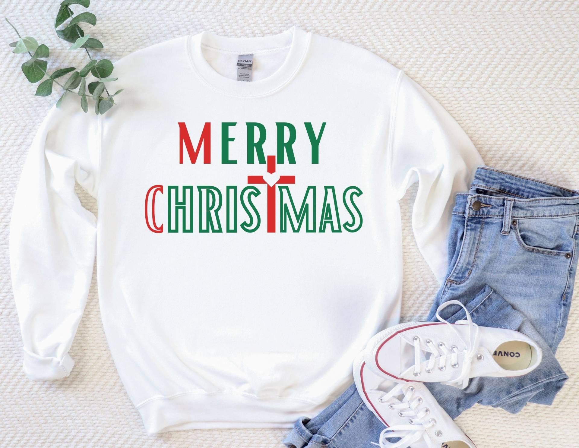 Weihnachtsshirt - Frohe Weihnachten Shirt Damen Süße Weihnachts-T-Shirts Weihnachtsshirts Für Frauen von EnchantedLilyDesign