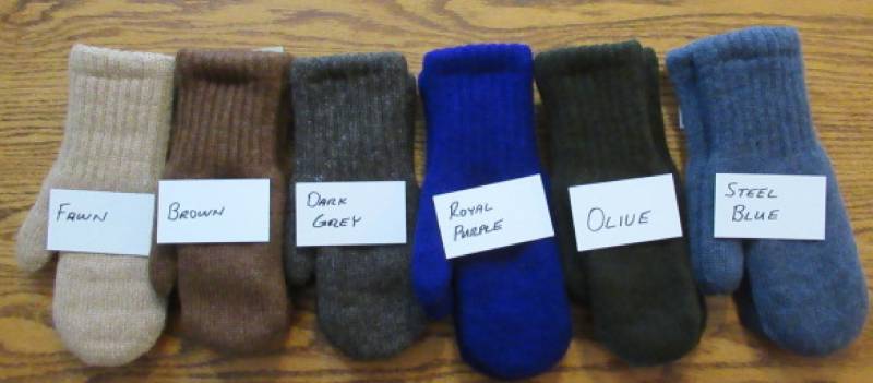 Kleine Alpaka Handschuhe Bouclé Gefüttert Winterwärme von EnchantedMeadowsPaca