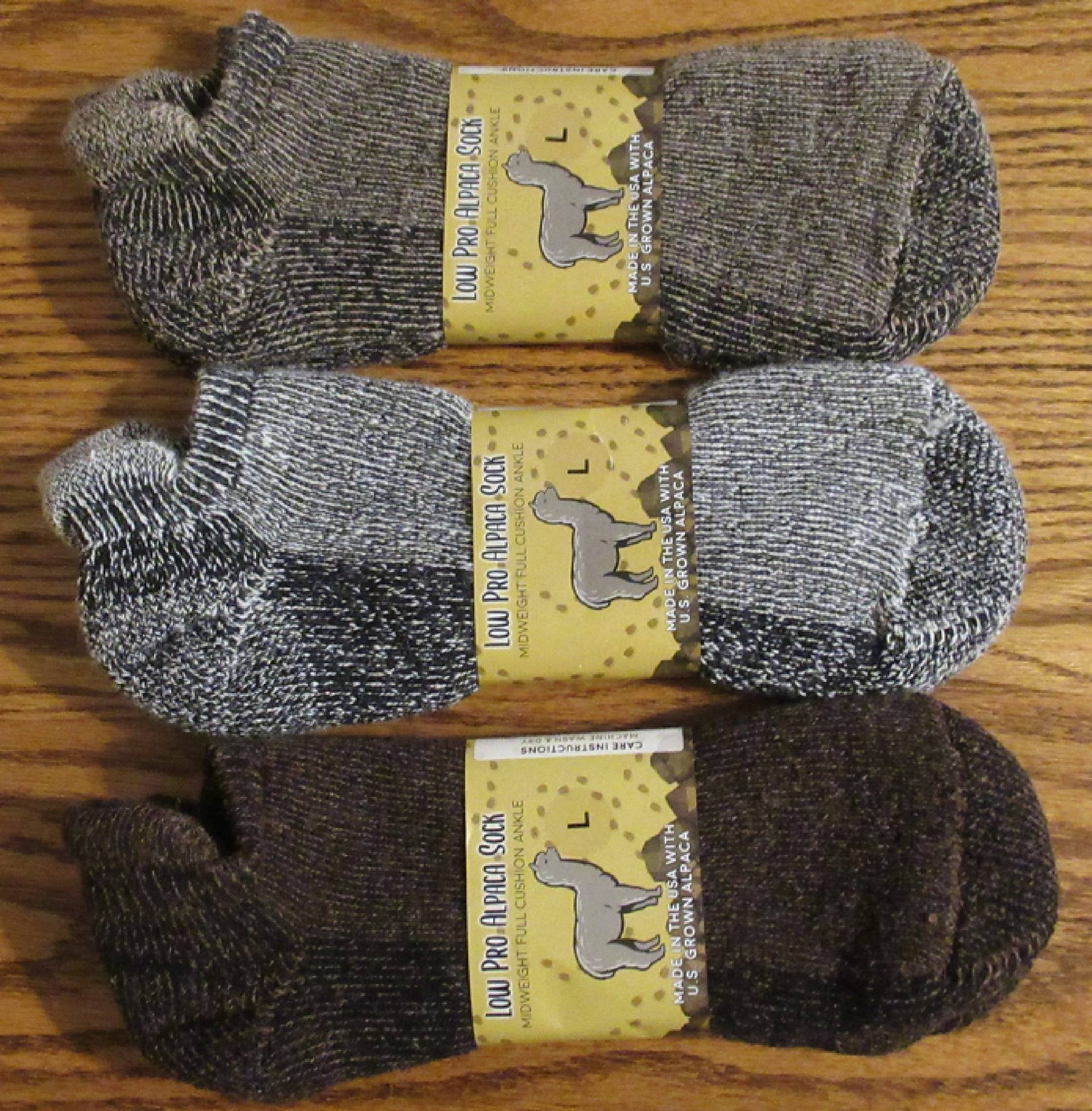 Große Alpaka-Söckchen, Lo-Pro-Design, Gepolsterte Terry-Loops von EnchantedMeadowsPaca