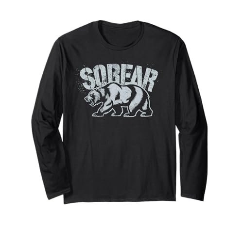 Vintage SOBEAR Bär Nüchternheit AA Girls NA Affirmation Living Langarmshirt Vintage SOBEAR Bär Nüchternheit AA Girls NA Affirmation Living Langarmshirt von End The Stigma Recovery Celebrate Positivity New