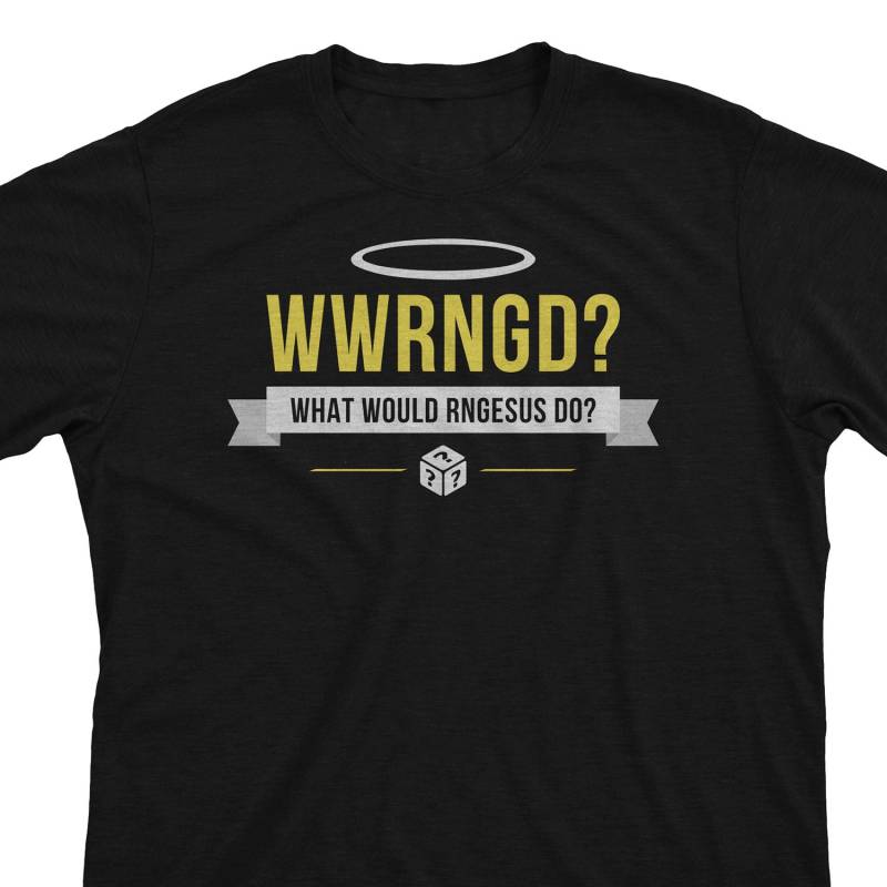Wwrngd? - Was Würde Rngesus Tun? Tabletop Gamer Rng Geschenk Unisex T-Shirt Oder Hoodie Wwrngd? - Was Würde Rngesus Tun? Tabletop Gamer Rng Geschenk Unisex T-Shirt Oder Hoodie von EndGameApparel