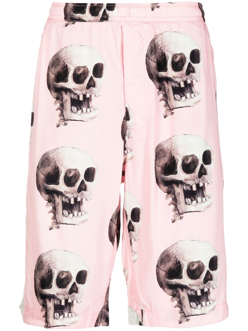 Endless Joy Bermudas mit Totenkopf-Print - Rosa von Endless Joy