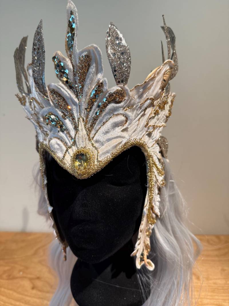 Ooak Faerie Winter Eis Königin Krone Maskerade von EndlessNightDesigns
